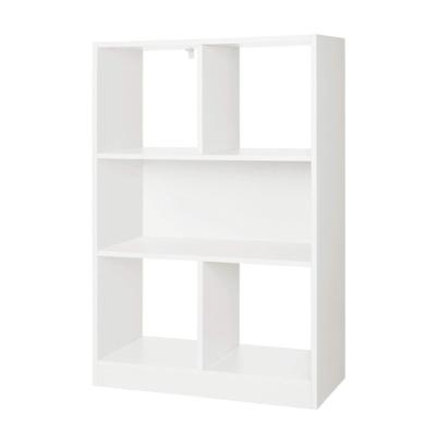 China Environmental Friendly Free Standing Durable Wooden Shelf Unit Display Cabinet Cube Storage Shelves for sale