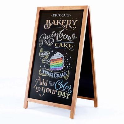 China Restaurant Rustic Magnetic Chalkboard Premium Wooden Framed Decorative Chalkboard for Weddings, Bars, Restaurants, Shops for sale