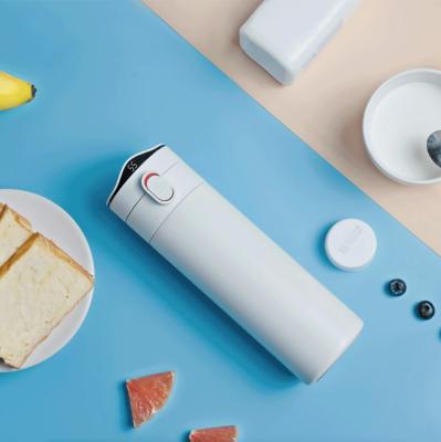 China PORTABLE IP OEM Design Customized Wholesale 380M Travel Smart LED Temperature Display Europ Insulated Bottle Thermos VacuumFlasks for sale