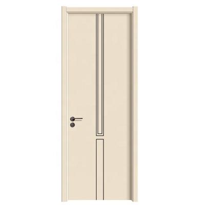 China Waterproof Material WPC Toilet Door / PVC Door Bathroom Door for sale