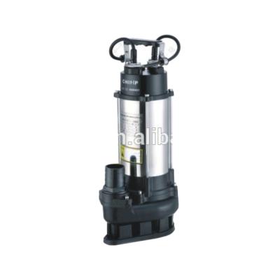 China Sewage CHIMPANZEE V550Q 3/4HP Stainless Steel Electric Sewage Submersible Water Pump for sale