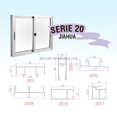 China door & Window Serie 20 25 Aluminum Profile Madera Importados De Chine 6063 Ventanas Y Puertas Perfil De Aluminio Para Puerta Corredera de color for sale