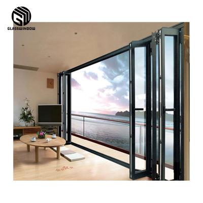 China Sound Insulation Good Quality Factory Direct Aluminum Door ProfileBifolding Sliding Door For House for sale