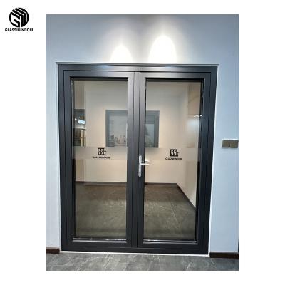 China High Quality Casement Door Windproof Pivot Top Impact Resistant New Design for sale