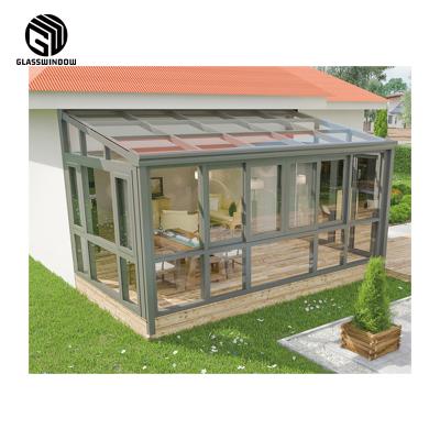 China Factory Sale Factory Directly Supply Glass Bedroom Hot Modern Outdoor House Glass Solarium for sale