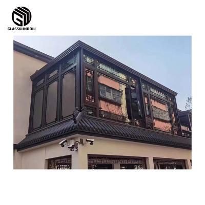 China New Model Factory Price Modern Wholesale Glass House Outdoor Aluminum Sun Room Glass Room for sale