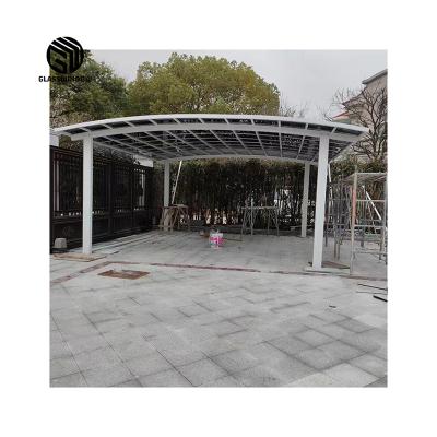 China Metal Ready To Ship Fast Shipping Aluminum Makeup Product Carport Aluminum Parking Lot Supports for sale