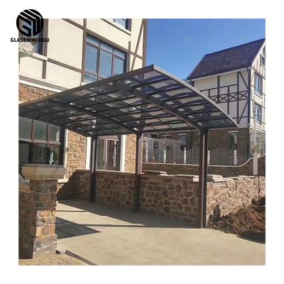 China Fast Shipping Small Quantities Metal Product Carport Aluminum Parking Lot Racking Structure Carport for sale