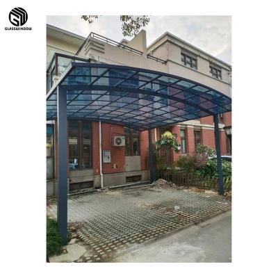 China Factory Direct Sales Aluminum Metal Parking Structure Solar Aluminum Racking Carport for sale