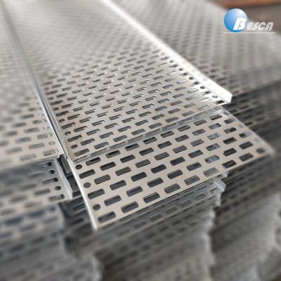 China Projects GI Galvanized Steel Perforated Cable Tray Price List for sale