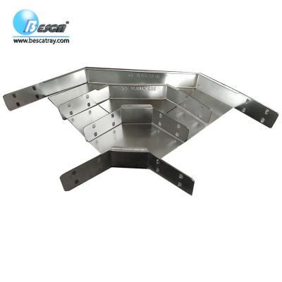 China Cable Laying Besca Outdoor Galvanized Electrical Steel Cable Tray For Airport for sale