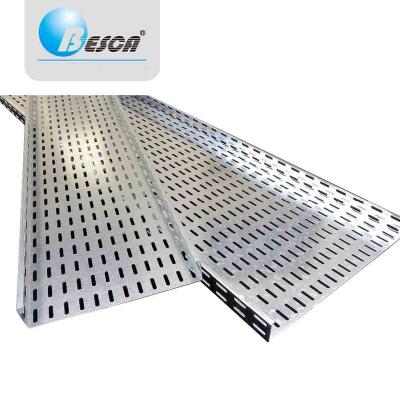 China Cable Laying Besca  Organizer Ventilated Trough Management Cable Tray for sale