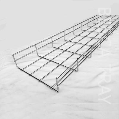 China Steel Outside Use Hanging Wire Mesh Cable Tray with bracket (ULlisted,CE) for sale