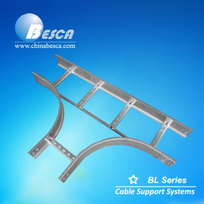 China Construction Aluminium cable ladder size 300/450/600x100mm for sale