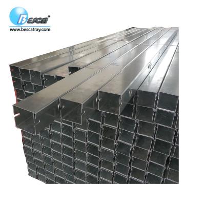 China Galvanzied Besca manufacturer galvanized Cable Trunking Wireway for sale