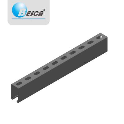 China Construction Besca Slotted Steel U Power Galvanized PG Strut Channel for sale