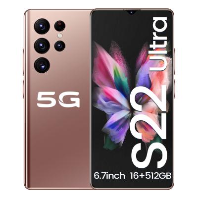 China HOT SALE Dual SIM Card S22 Low Price ULTRA Mobile Android 6.7 Inch Cell Phones 16gb+512gb Phones Wholesale Android Smart Phone 5G Phones for sale