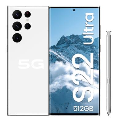 China Dual SIM Card S22 Wholesale Cheap Smartphone ULTRA 7.2 Inch Celulares Baratos Android Cell Phones Unlocked 5G Android Smart Phones for sale