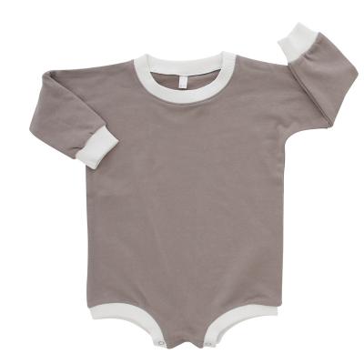 China Comfortable Breathable Long Sleeve Baby Sweaters Baby Solid Sweater Kids Romper for sale