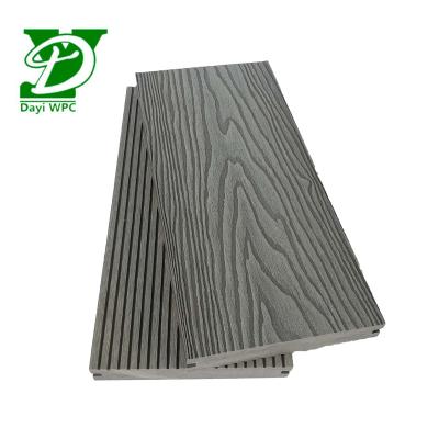 China Modern Design Durable Wood Plastic Composite Decking for sale