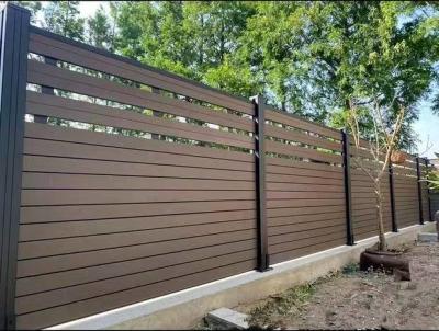 China Garden Wpc Composite Fencing Hollow Europe for sale