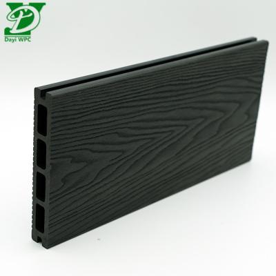 China Deep Embossed Durable Composite Hollow Decking for sale