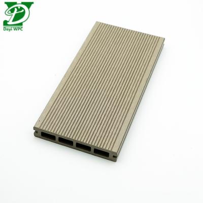 China Embossed Pattern WPC Composite Decking Planks in Various Lengths for sale