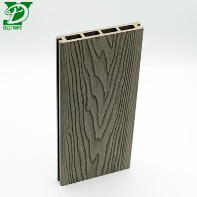 China Durable Hollow Composite Decking with Deep Embossed Grain for sale