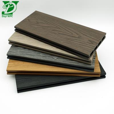 China Easy Install Composite Hollow Wood Plastic Decking for sale