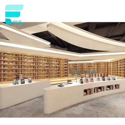 China Library Bookstore Buries Design Shop Counter Design Shop Counter Bookstore Display Ideas for sale