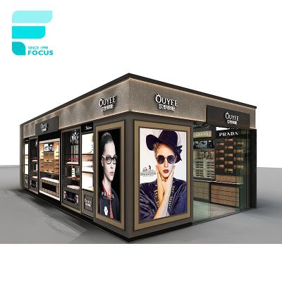 China Glasses Shop Top Eyewear Displays Showcase Counter Optical Shop Furniture Showroom Sunglasses Kiosk for sale