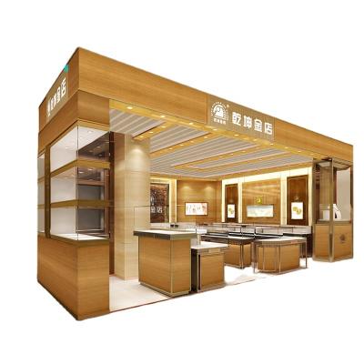 China 3D Jewelry Store Luxury Jewelry Showcase Display Cabinet Custom Design for Jewelry Store for sale