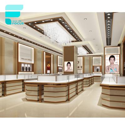 China Factory Customized Jewelry Store Jewelry Display Cabinet Jewelry Display Cabinet 3D Furniture 3D Design For Jewelry Store for sale