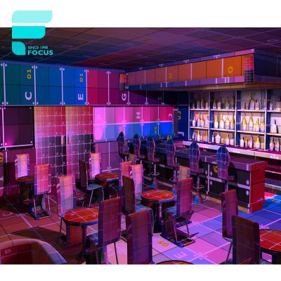 China Nightclub furniture nightclub bar counter design modern living room bar counter decor custom design for night club for sale