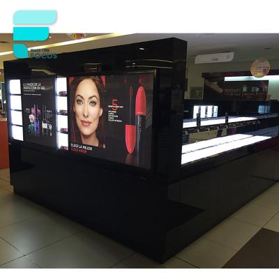 China Super Fashionable Perfume Kiosk Cosmetic Mall Kiosk Design Customized High End Display Stands For Brand Beauty Nail Kiosk for sale