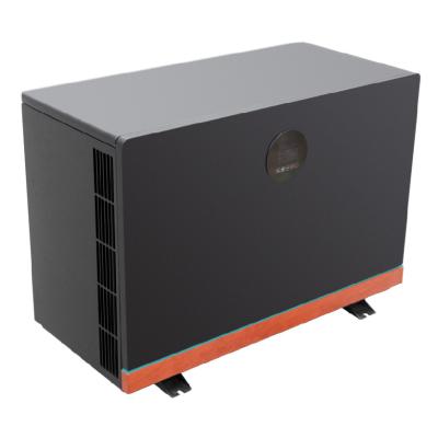 China 7KW Full Inverter Pool Heat Pump IPX4 Mitsubishi Compressor Black Heat Pump for sale