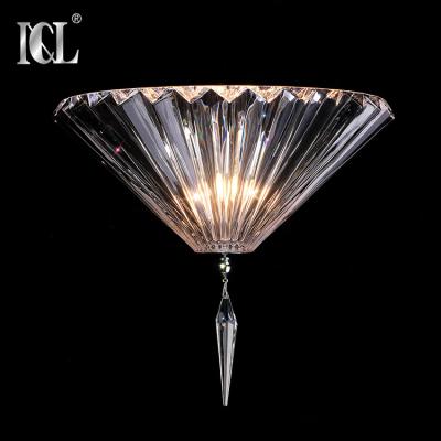 China Modern Hot Selling Baccarat Style Glass Arm Lving Room Modern Bedroom Hotel Luxury Modern Chandelier Light for sale