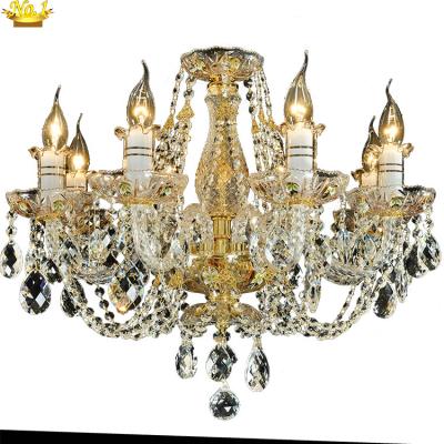 China Modern European Indoor Lighting Crystal Chandeliers and Pendant Lights for sale