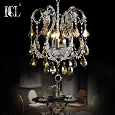 China Modern high quality chinese asfour straight lines glass arm crystal chandeliers for hotel for sale