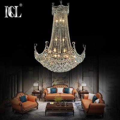 China 2020 Modern Chinese Popular European Pendant Light French Crystal Chandelier For Home Living Room for sale