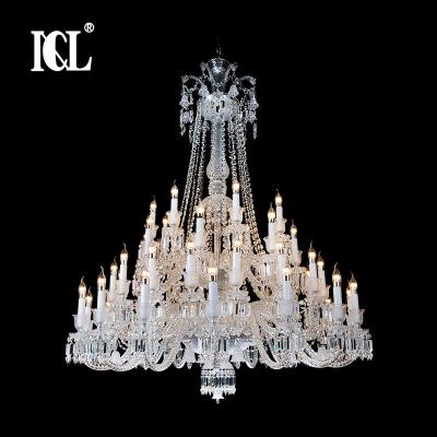 China Modern Customized Villa 60W Crystal Pendant Lamp Modern High Lumen Hotel Restaurant Indoor Luxury Luxury for sale