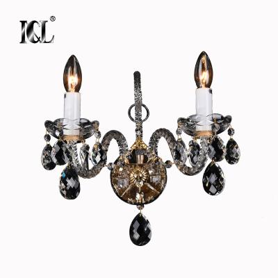 China China Guzhen Modern Luxury Crystal Wall Sconces Modern Wall Lamp Light Fixtures for sale