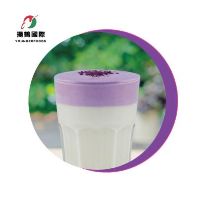 China Instant Bubble Tea Taro Flavor Milk Foam Powder Ingredients for sale