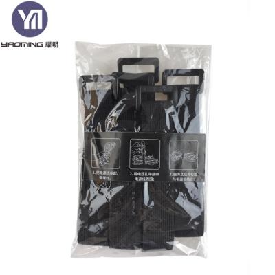 China Good Quality 25mm*200mm Reusable Colorful Multi-use Nylon Elastic Hook And Loop Elastic Straps / Cable Tie for sale