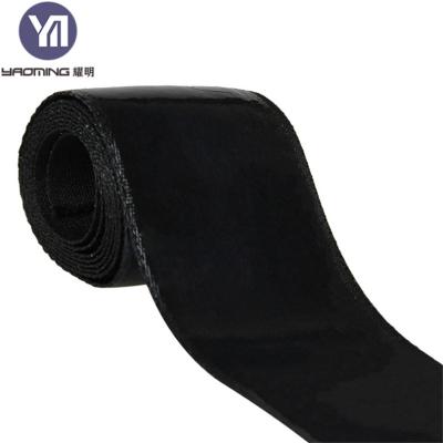 China Sustainable Hot Sale Customized Black Waterproof Coated Silicone Anti Slip Strap For Swimming Wear for sale