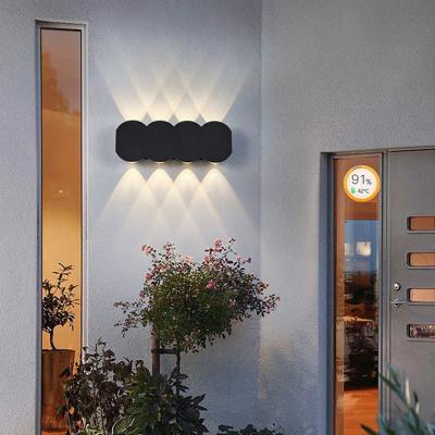 China Modern New Design Indoor Courtyard Led Outdoor Porch Downstairs Pure Aluminum Wall Mounted Light LED Wall Light for sale