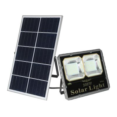 China LANDSCAPE Factory Price Aluminum Waterproof Solar Lamps IP67 25w Remote Control Solar Panel Led Flood Light for sale