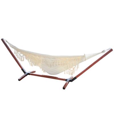 China Modern Hammock With Stand Folding Camping Double Hammock Stand Outdoor Swing Bed Double Hammock Chair for sale