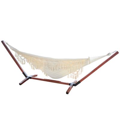 China Hot Sale Modern Portable Free Standing Hammock Chair Double Hammock Stand for sale