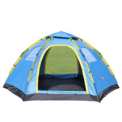 China 2021 Hexagonal Hexagonal Tents OEM Factory Outdoor Quick Open Automatic Hexagonal Tent Camping Customization Four-Season Tents for sale